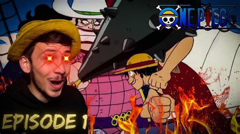 FIRST TIME WATCHING ONE PIECE! || Luffy vs Alvida || One piece Episode 1 Reaction - YouTube