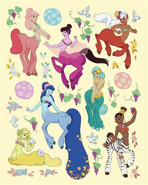 "Centaurettes" Sticker for Sale by JayBirdsBrain | Art disney, Illustrations de personnages, Art ...