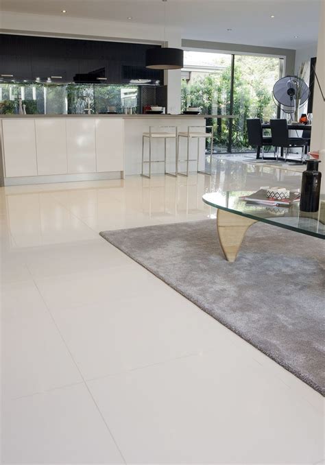 White Kitchen Floor Tiles: The Perfect Choice For A Modern And Chic Kitchen – DECOOMO