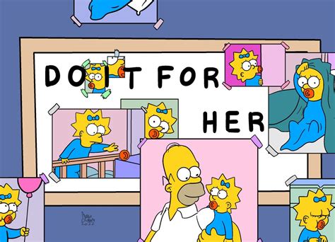 Hazlo por ella Impresión de arte Los Simpson inspirados - Etsy España