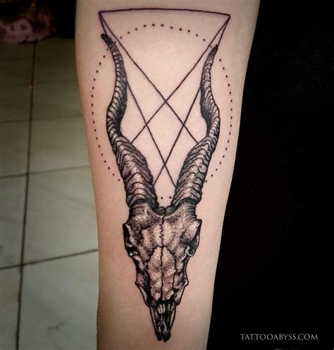 33+ Stunning Goat skull tattoo small ideas