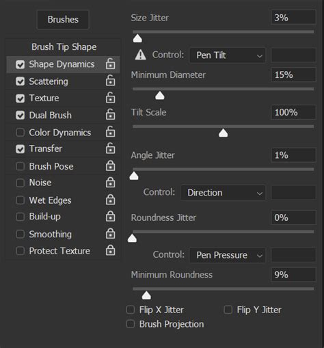 Brush Settings Question - Adobe Support Community - 10469346