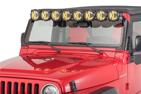 KC HiLiTES 91312 Gravity Pro6 LED Light Bar for 97-06 Jeep Wrangler TJ ...