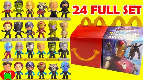 Opening 2019 Avengers Endgame McDonald's Happy Meal Toys Full Set of 24 ...