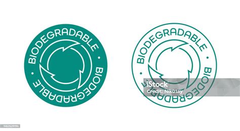 Biodegradable Material Stock Illustration - Download Image Now - Arrow Symbol, Biodegradable ...