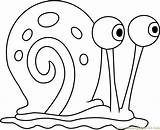 Gary The Snail Coloring Page For Kids  Free SpongeBob SquarePants sketch template