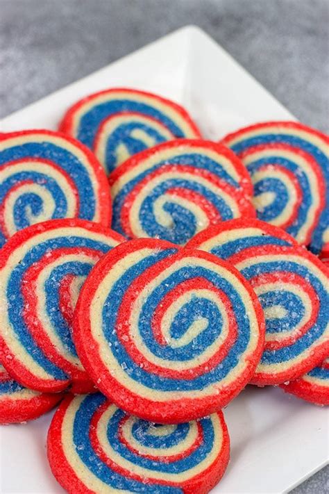 Red White and Blue Cookies - A tasty way to celebrate the 4th of July!