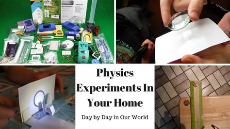 Physics Experiments in the Home Using the Quality Science Labs Physics Kit - YouTube