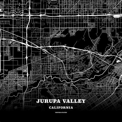 Jurupa Valley, California, USA map | Map poster, Poster template, Usa map