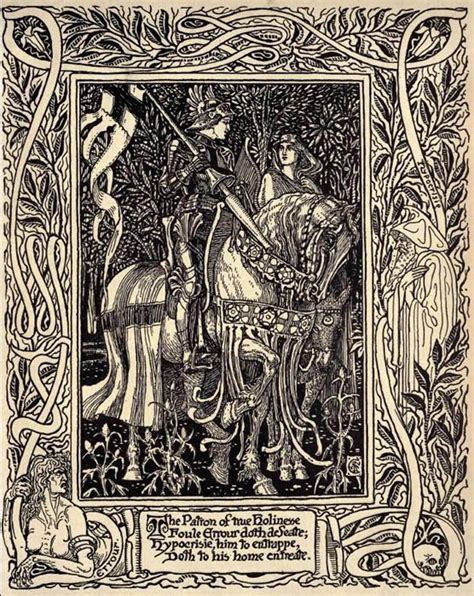 Walter Crane 'The Faerie Queene, Book I' by Edmund Spenser (With images ...