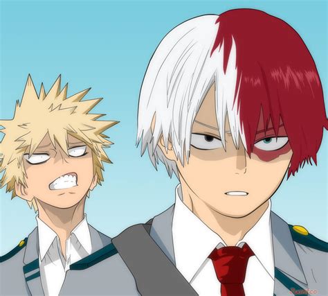 Bakugou y Todoroki by juanfco17 on DeviantArt