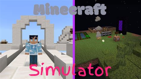 The Minecraft SIMULATOR GAME... - YouTube