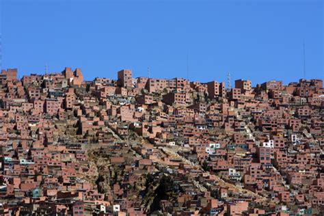 La paz skyline stock image. Image of bolivia, bricks, houses - 6613123