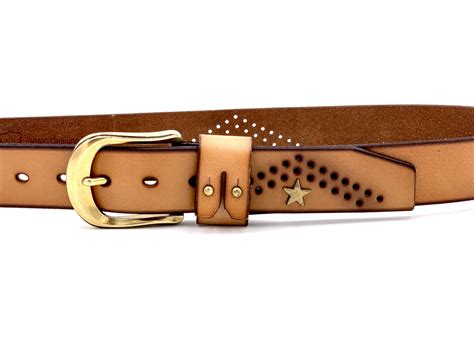 Top grain leather belt - LCS Fashion