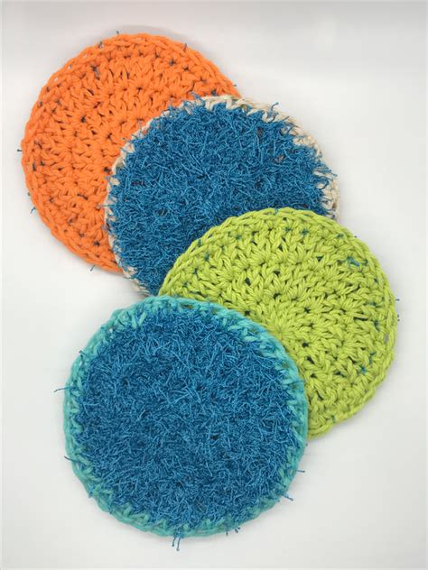 Free Simple Dish Scrubby Pattern - Crochet and Positivity | Scrubby ...