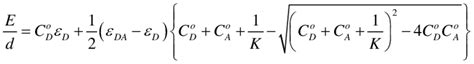 Scheme 2. Nonlinear least-squares regression equation for the formation... | Download Scientific ...