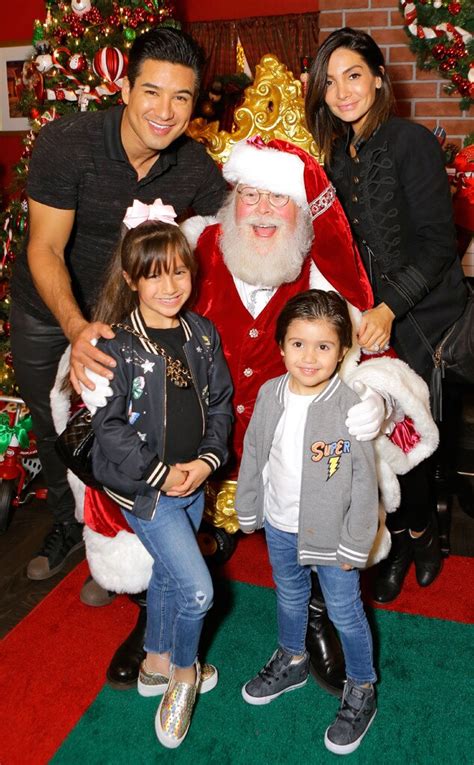 Mario Lopez & Family from Celebrities Celebrate the Holidays 2017: Christmas, New Year and More ...