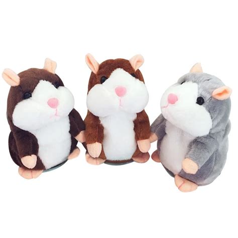 Hamster Copy Voice Pet Recorder Talking Hamster Plush Toy,funny lovely ...