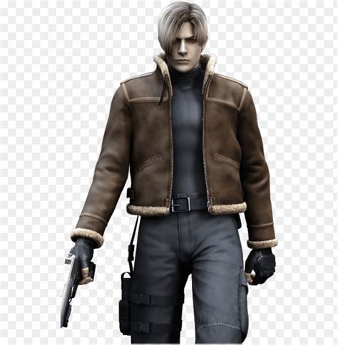 Free download | HD PNG img leon resident evil 4 leather jacket PNG ...