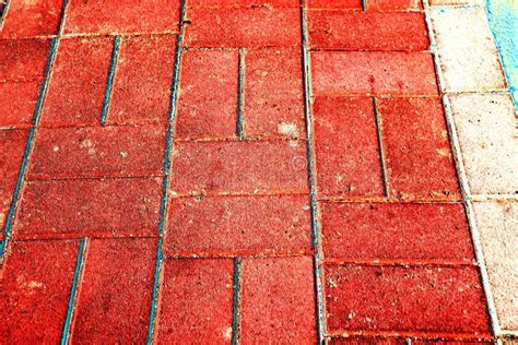 Paving Slabs in the City. Background Texture. Changed Color Scheme. Stock Image - Image of ...