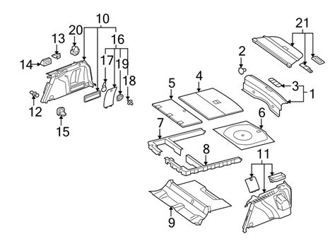 Volkswagen Jetta Wagon Rear Body Panel Trim Panel (Rear, Upper, Lower). SEDAN FROM 1/05, WAGON ...