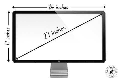 How Big Is A 27 Inch Monitor? (Exact Dimensions) - Measuring Stuff