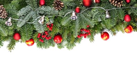 Christmas garland PNG transparent image download, size: 512x287px