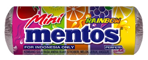 Mentos Mini Roll Rainbow | Mentos Indonesia