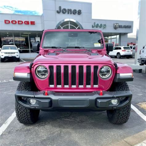 2021 Tuscadero Pink Jeep Wrangler at Jones | Pink jeep, Jeep wrangler ...