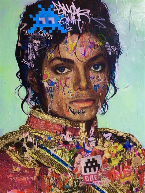 Michael Jackson by Maria De Campos, 2020 | Painting | Artsper