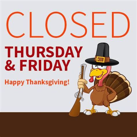 Closed for Thanksgiving - Ewbank & Hennigh