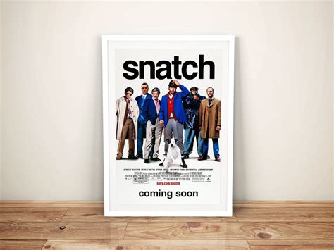 Snatch Framed Movie Poster Print on Canvas | Blue Horizon Prints AU