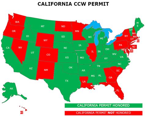 CCW Permit Coverage Maps – CCW Permit Instruction