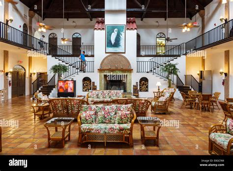 Naples Everglades Florida Port of the Islands Resort hotel lobby Stock Photo: 74119632 - Alamy