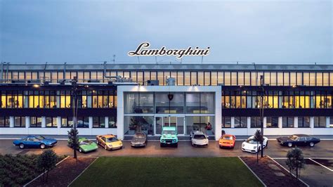 See Lamborghini's Sant’Agata Bolognese Factory Evolve Over 60 Years