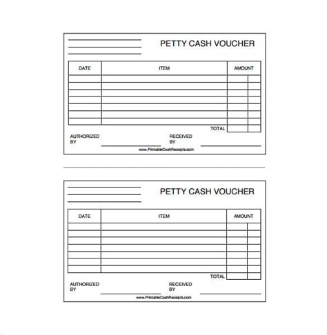 Cash Voucher Templates | 11+ Free Printable Word, Excel & PDF Samples, Examples, Forms, Examples