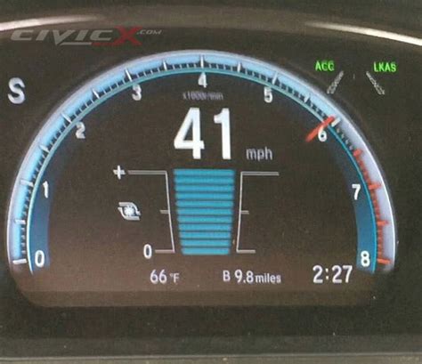 1.5T speedometer / tachometer digital gauge | 2016+ Honda Civic Forum (10th Gen) - Type R Forum ...