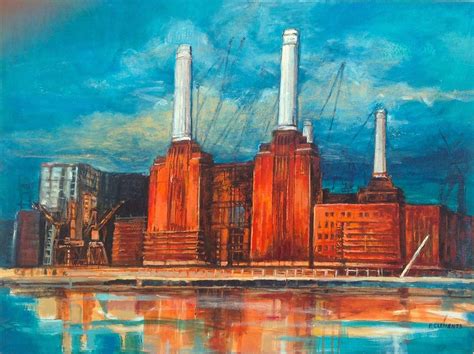 Battersea Power Station new Directions Painting by Patricia Clements - Fine Art America