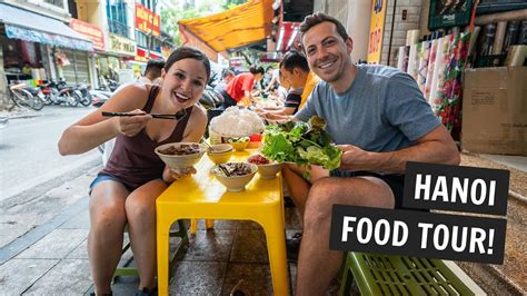 The ULTIMATE Vietnamese FOOD TOUR in Hanoi! (Trying Egg Coffee, Bun Cha ...