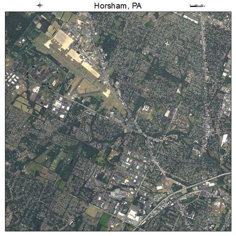 Aerial Photography Map of Horsham, PA Pennsylvania