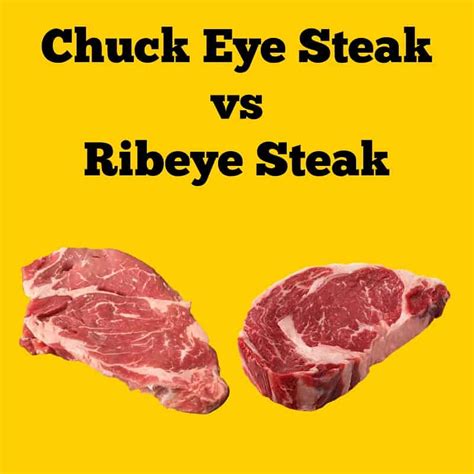 Chuck Eye Steak versus Ribeye: Flavor, Value