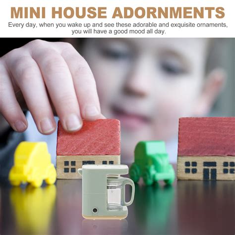 Mini Coffee Machine Miniature Coffee Machine Model Mini House Accessory - Walmart.com