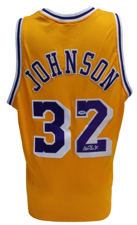 Magic Johnson Signed Lakers Jersey (PSA COA) | Pristine Auction