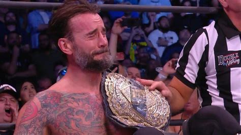 CM Punk wins AEW World Championship | AEW Double or Nothing - WrestlingMania Fan