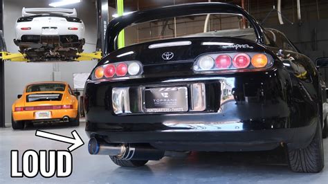 Toyota Supra Exhaust Install! (HKS Hi-Power) - YouTube