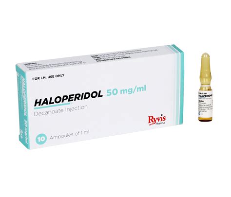 Haloperidol Decanoate Injection 50 mg / ml | Ryvis Pharma