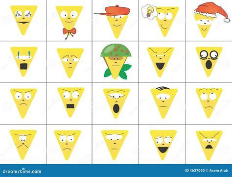 Triangle Faces Stock Photo - Image: 4637060