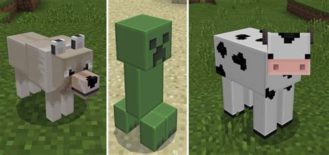 Blocky Mobs Texture Pack | Minecraft PE Texture Packs