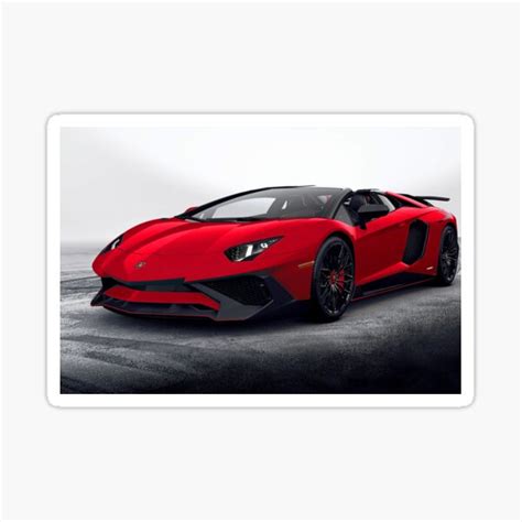 "Lamborghini Aventador SVJ" Sticker for Sale by SimoCars | Redbubble