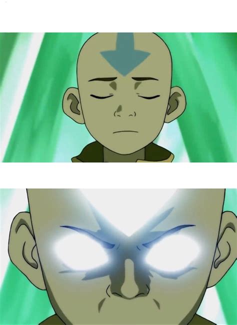 Aang Going Avatar State Memes - Imgflip